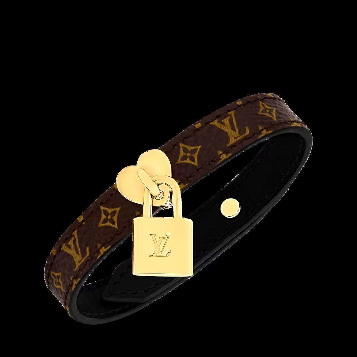 Louis Vuitton Monogram Lock Bracelet